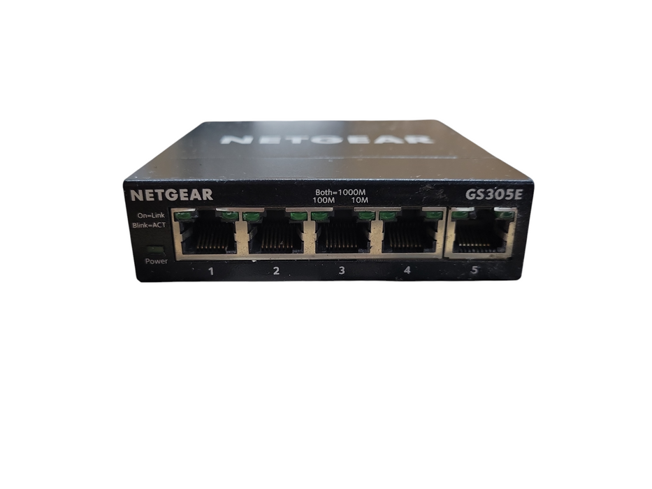 NETGEAR 5-Port Gigabit Ethernet Plus Switch (GS305E)