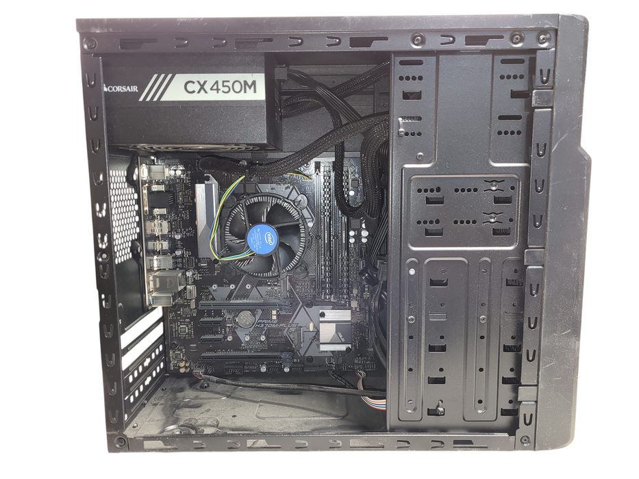 Custom/Asus Tower PC, core I5-9400 2.90GHz, 16GB DDR4, 256GB SSD, 450W PSU