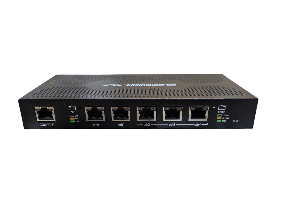 Ubiquiti ERPoe-5 EdgeRouter PoE Router, Factory Reset