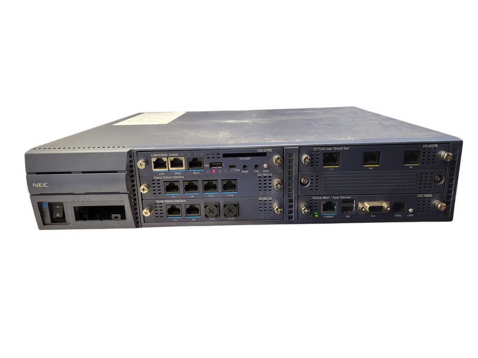 NEC CHS2U-US SV8100/SV8300 Telephone System w/ CP00 4COTB VM00 16DLCA 8DLCA