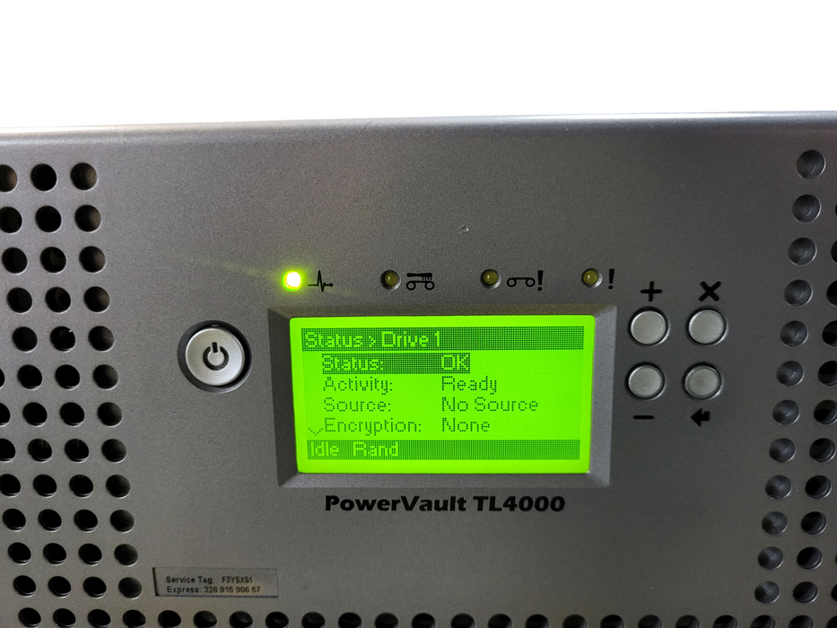 Dell PowerVault TL4000 4U Tape Library 48-Slot w/ 4x LTO-5 SAS Drive