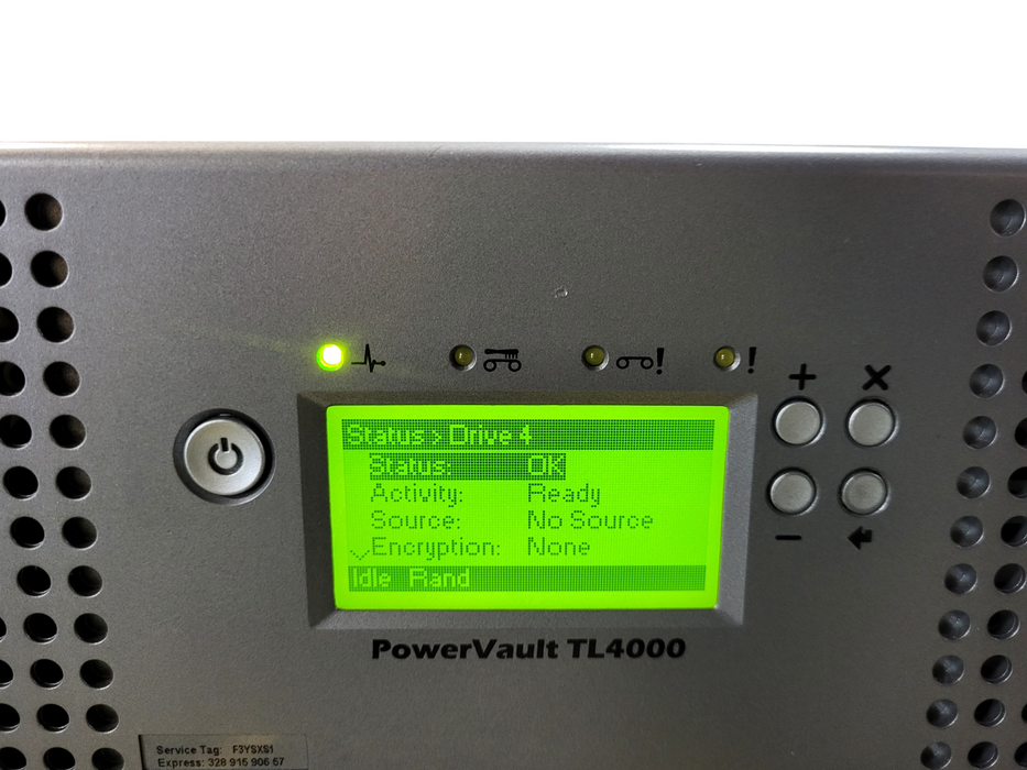 Dell PowerVault TL4000 4U Tape Library 48-Slot w/ 4x LTO-5 SAS Drive