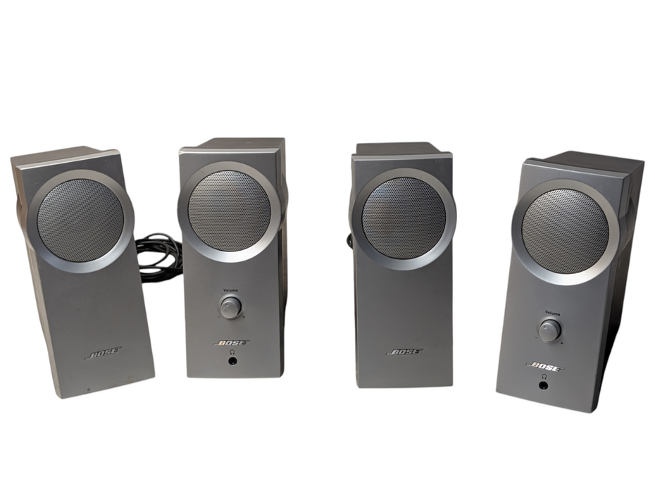 2x Pairs of BOSE Companion 2 Computer Speakers Please READ