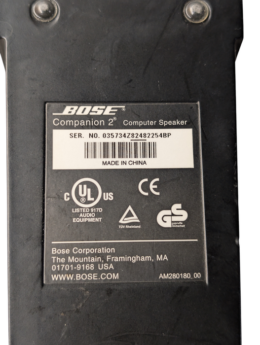 2x Pairs of BOSE Companion 2 Computer Speakers Please READ