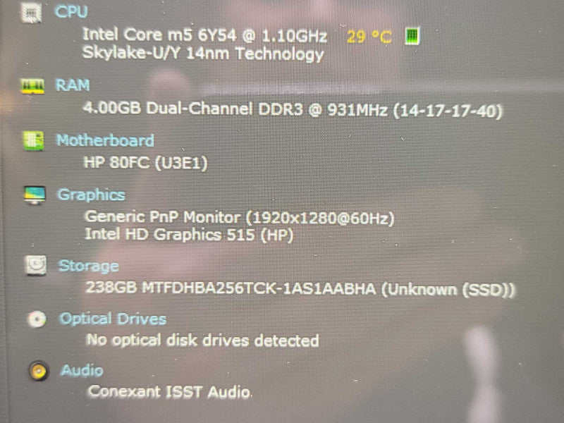 HP Elite X2 1012 G1| m5 6Y54| 4GB RAM| 256GB SSD READ Î² BudLap
