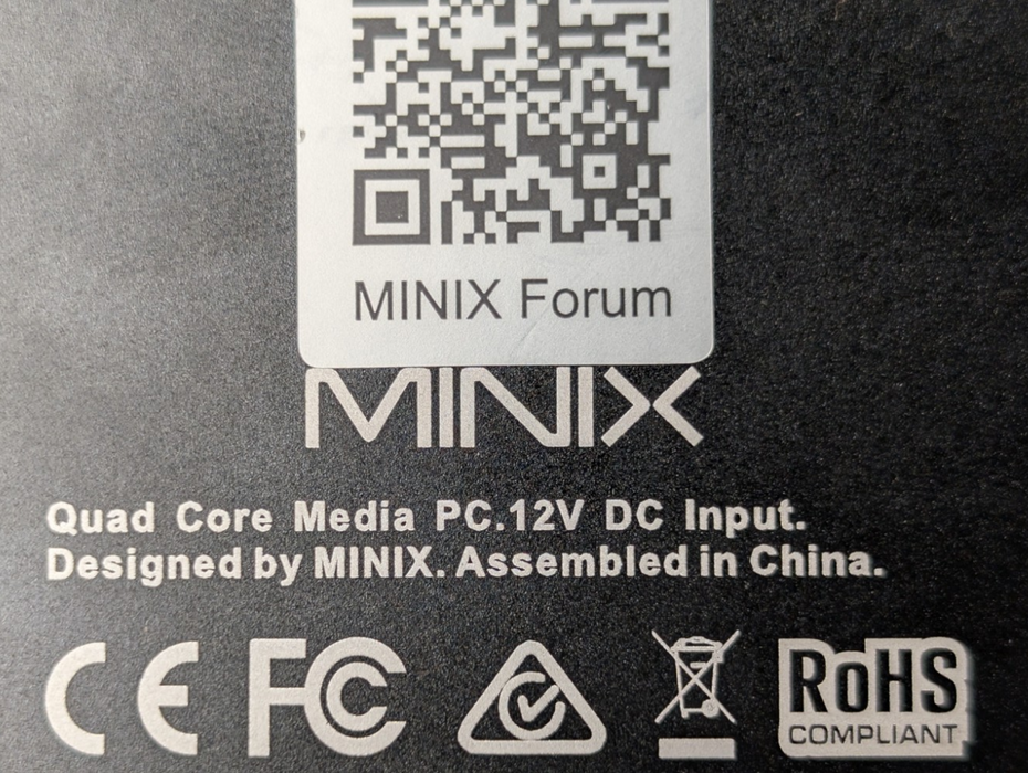 Minix Quad Core media PC NEO Z83-4U V2 64G 4GB RAM 64GB
