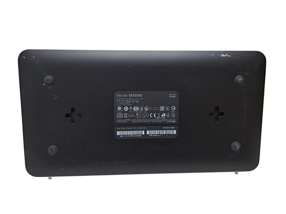Cisco Meraki MX68W-HW | Wireless Security Appliance (UNCLAIMED)