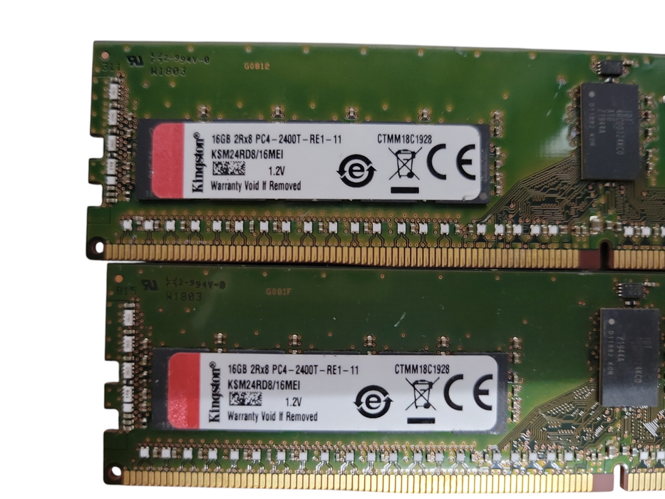 Lot of 19x Assorted Brand/speed 16GB DDR4 Server RAMs, See detail
