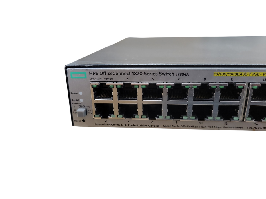 HPE OfficeConnect 48-port PoE+ Gigabit Network Switch J9984A