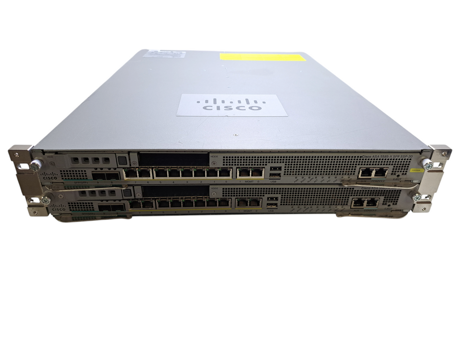 Cisco ASA 5585 Adaptive Security Appliance w/ 2x 5585-X SFR SSP-20 *READ*