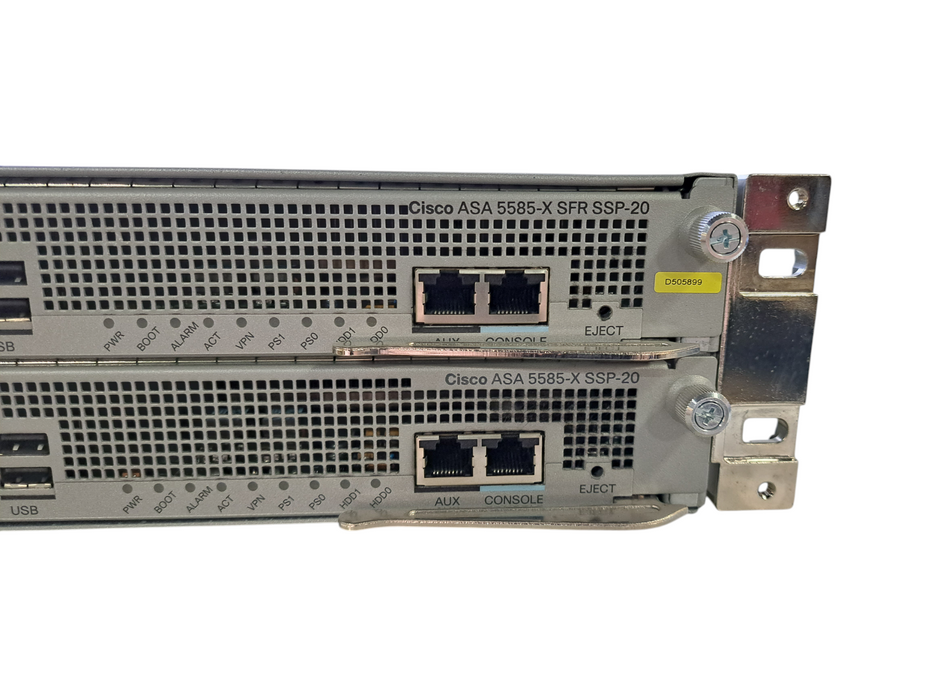 Cisco ASA 5585 Adaptive Security Appliance w/ 2x 5585-X SFR SSP-20 *READ*