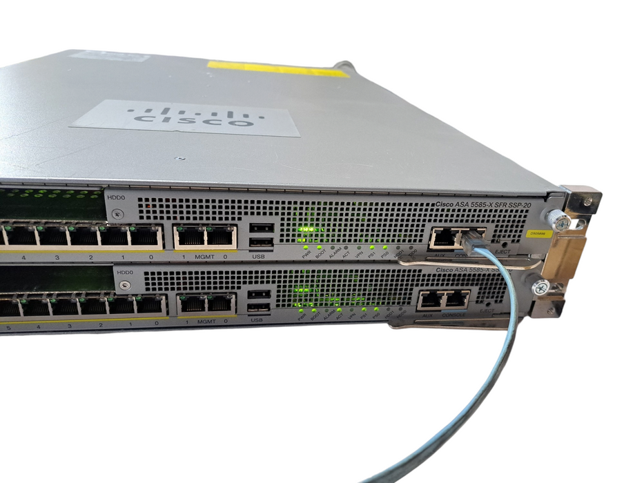Cisco ASA 5585 Adaptive Security Appliance w/ 2x 5585-X SFR SSP-20 *READ*
