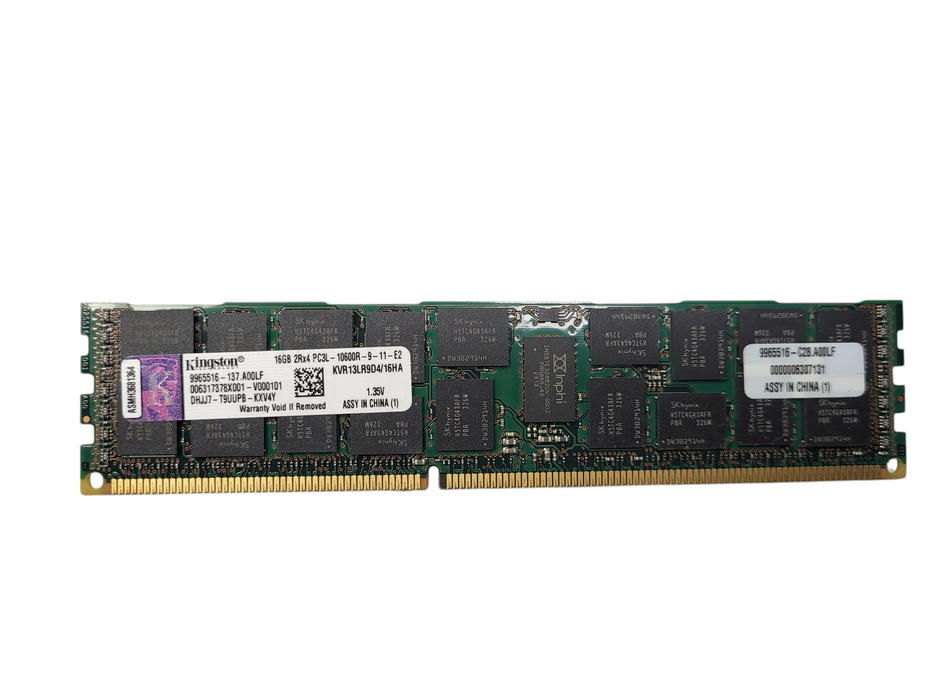Various brand 16GB 1333MHz PC3L-10600R DDR3 ECC Server RAM