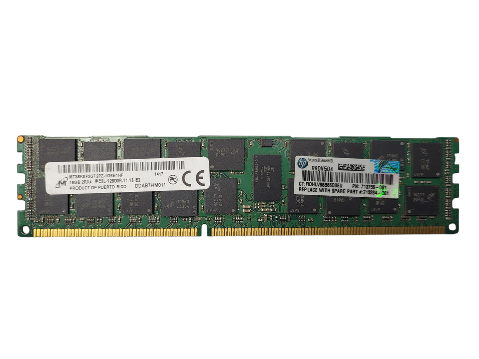 Various brand 16GB 1600MHz PC3L-12800R DDR3 ECC Server RAM