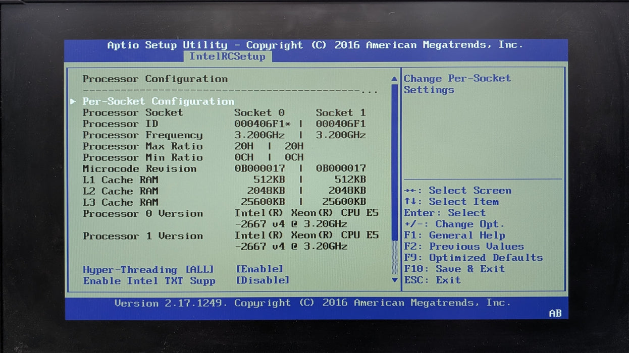 IBM server 2145-SV1 SAN Volume Controller, 2x E5-2667 v4, 16GB DDR4, No HDD