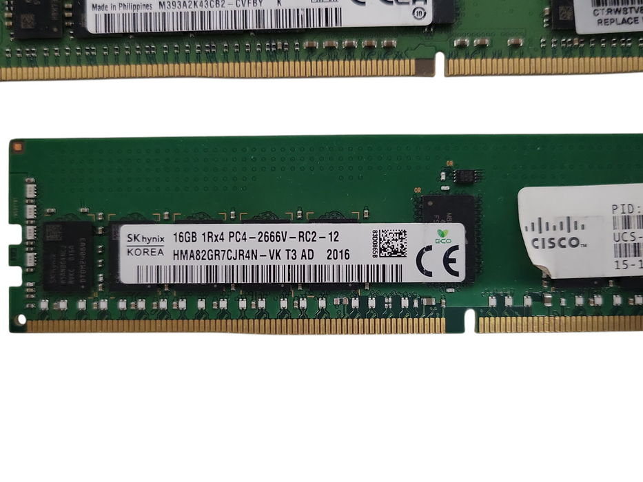 Lot of 14x Assorted Brand/Speed DDR4 Server RAMs, See detail