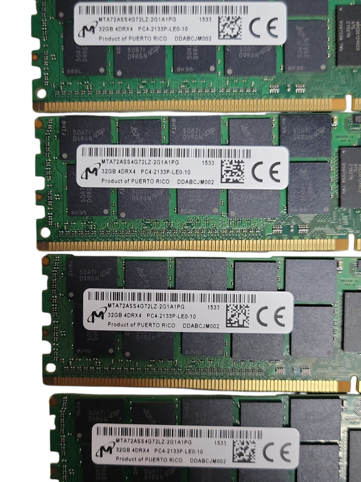 Lot of 15x Assorted Brand/Speed 32GB DDR4 Server RAMs, See detail