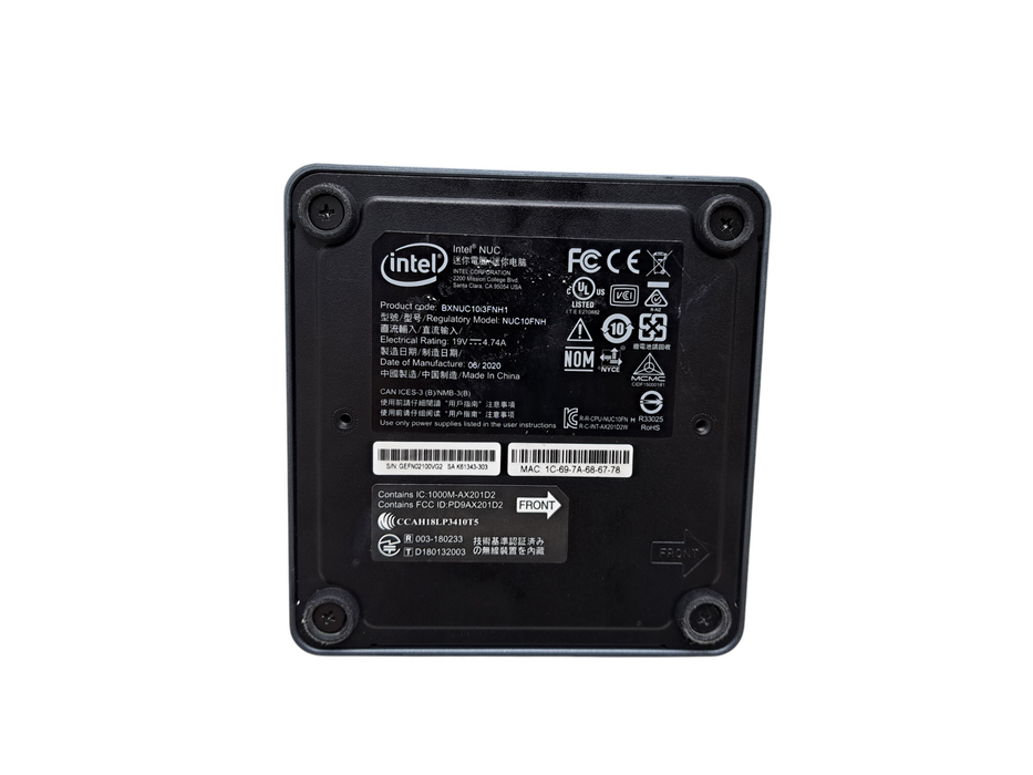 Intel NUC 10 Mini PC | Intel Core i3-10110U @2.10GHz, 8GB DDR4, 250GB NVMe