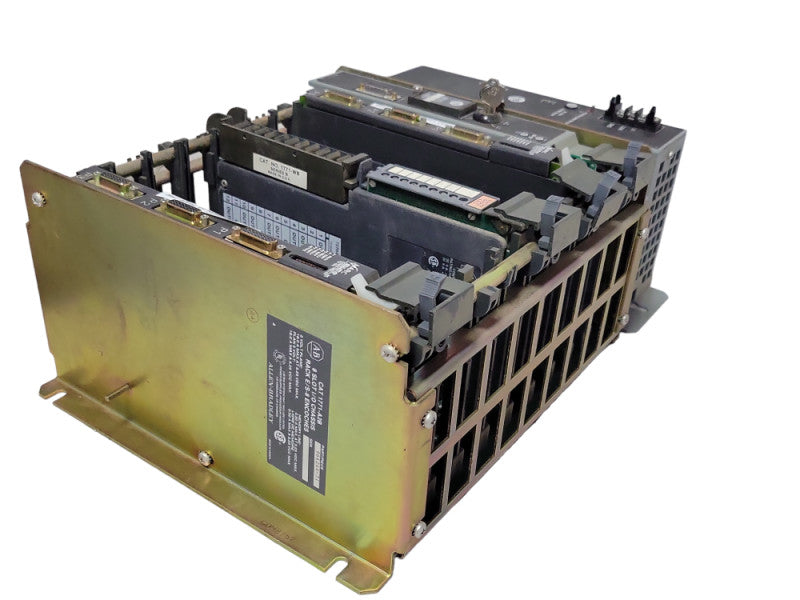 Allen Bradley CAT 1771-A2B 8-Bay I/O Chassis with cards, READ _