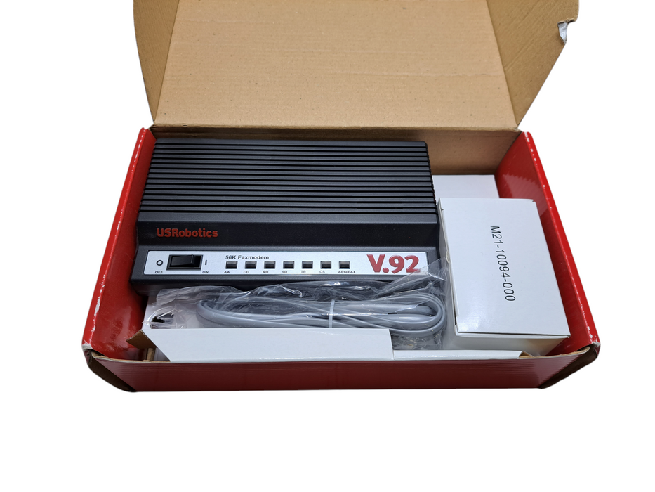 US Robotics 5686G 56K External Fax Modem V.92 (Open Box)
