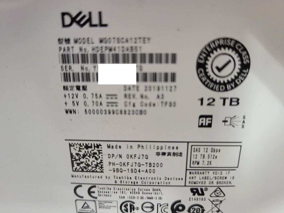 DELL DP4400, 2x Xeon Silver 4114 2.20Ghz, 64GB DDr4,  H730P Mini, 6x 12TB HDDs