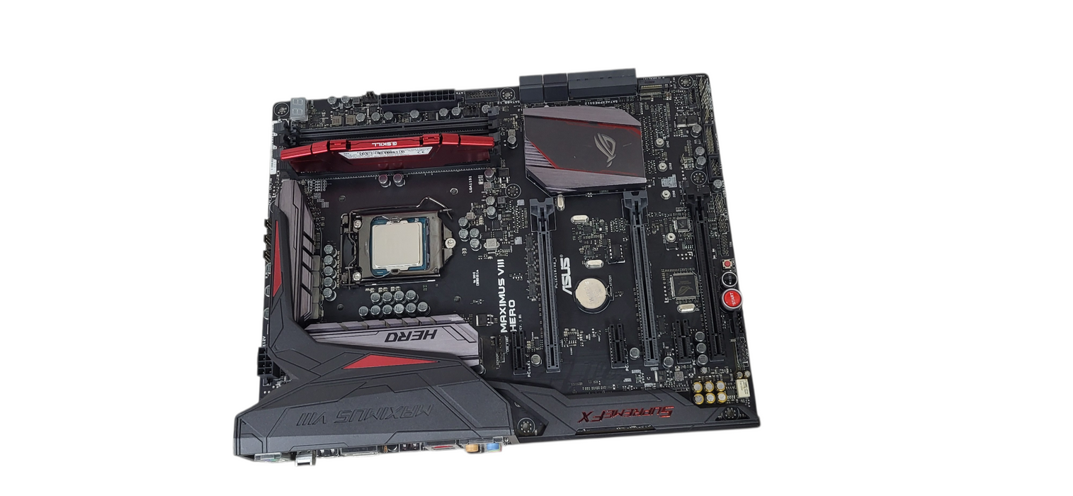 ASUS Maximus VIII Hero Motherboard|  Intel i7 6700k CPU | 8GB DDR4  |No shield