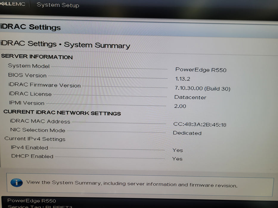 Dell PowerEdge R550 - PERC H745 2x800W PSU (BAREBONES)(READ)