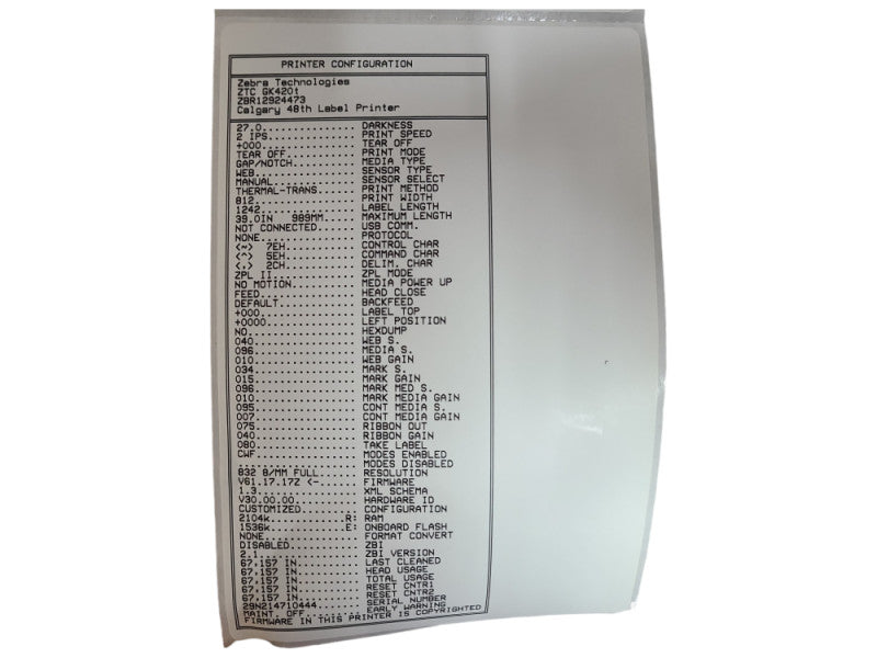 Zebra GK420t Direct Thermal Transfer Label Printer