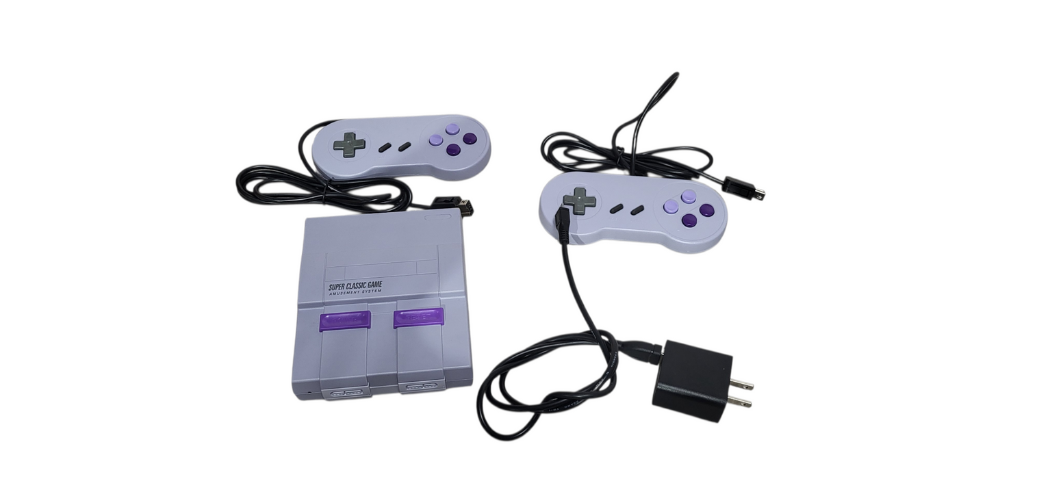 Super Classic Game Amusement System – Retro Plug & Play Console w/ Built-In Game
