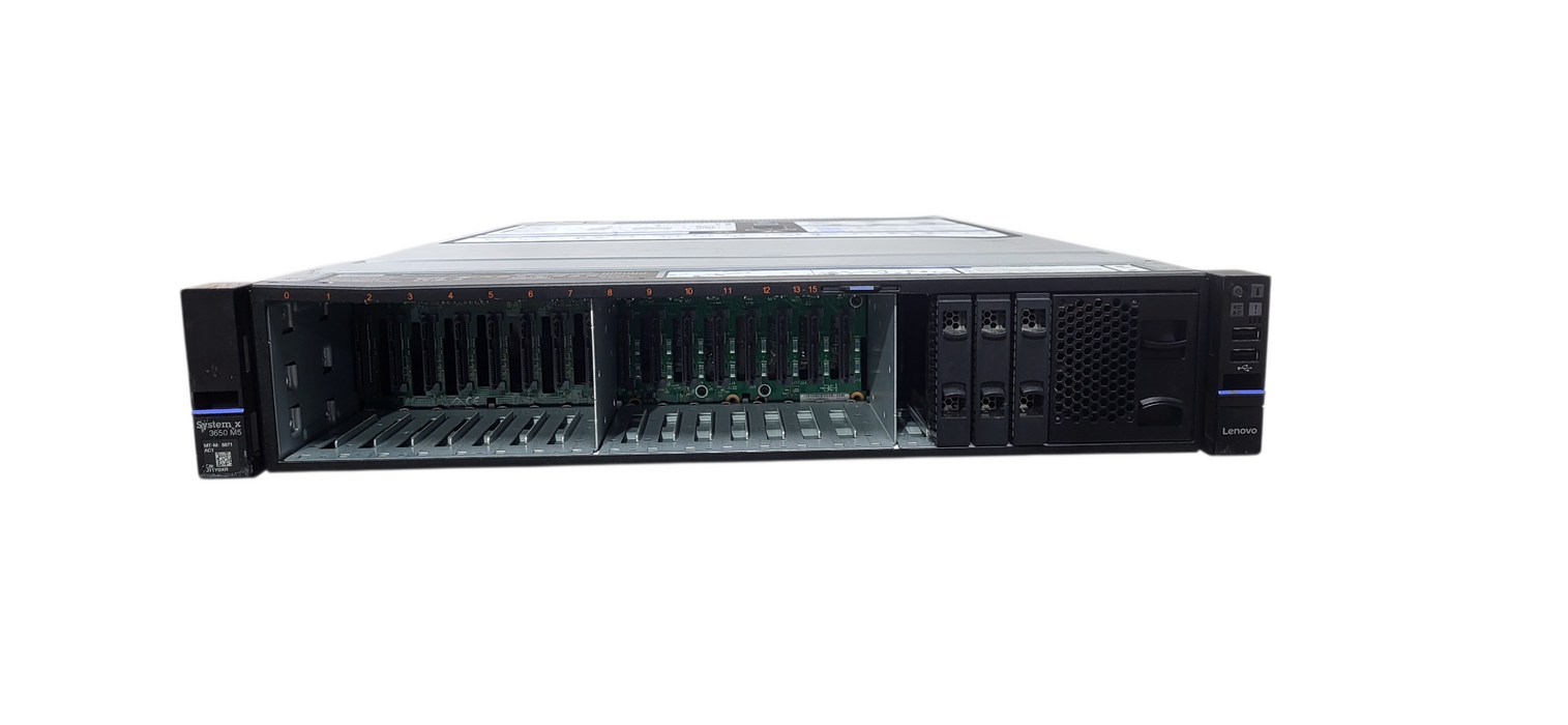 Lenovo System X 3650 M5 - 2x Xeon E5-2640 v4 16GB DDR4 RAID M5210 2x900W PSU