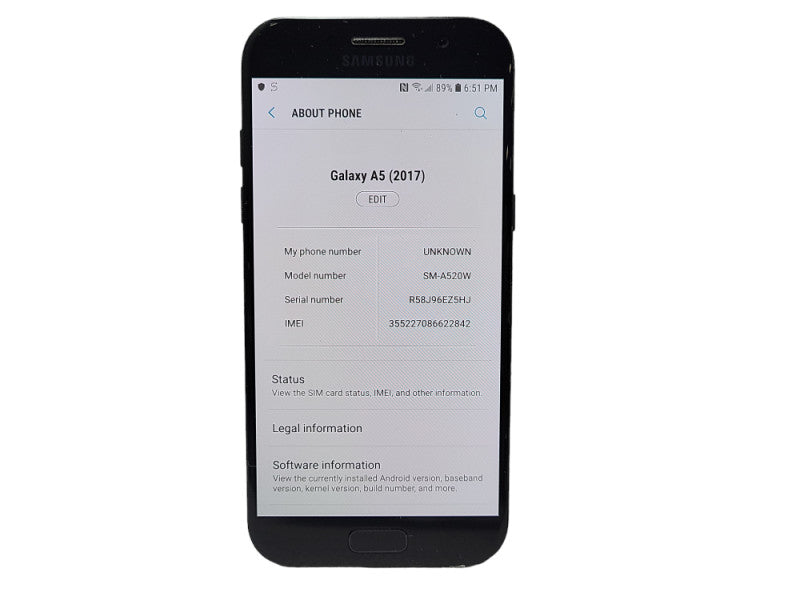 Samsung Galaxy A5 2017 32GB SM-A520W READ $