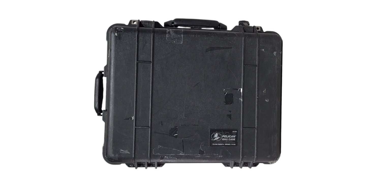 Pelican 1560 case Waterproof Rolling Airline Cases Black