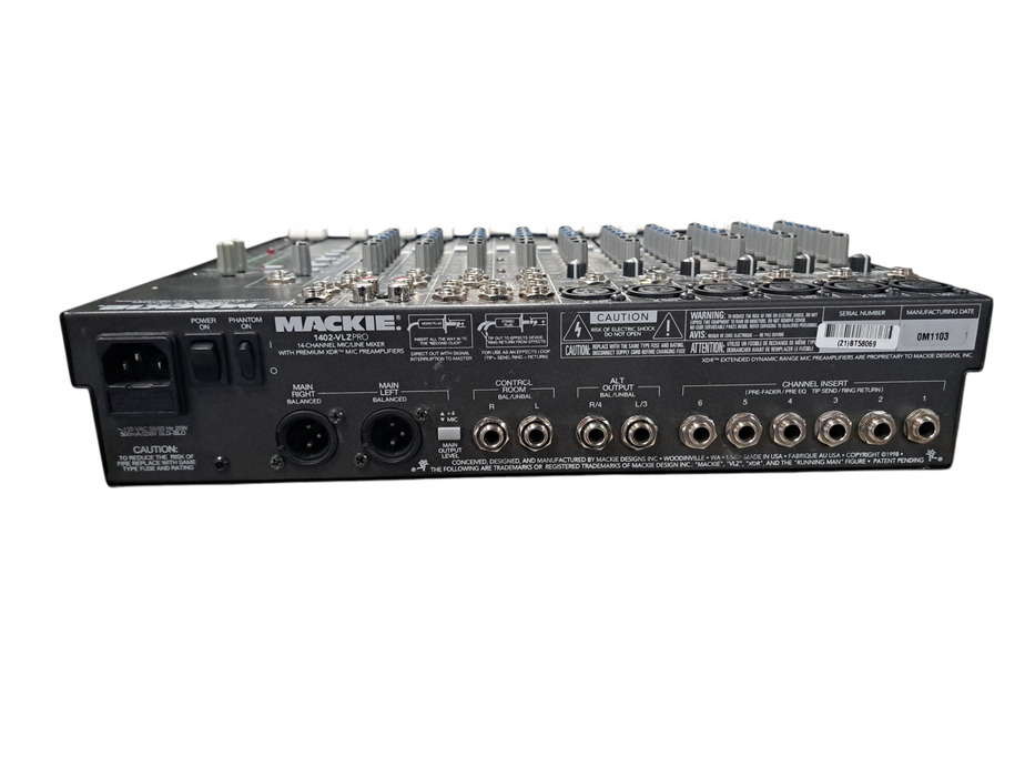 Mackie 1402-VLZ PRO 14 Channnel Mic/Line Mixer