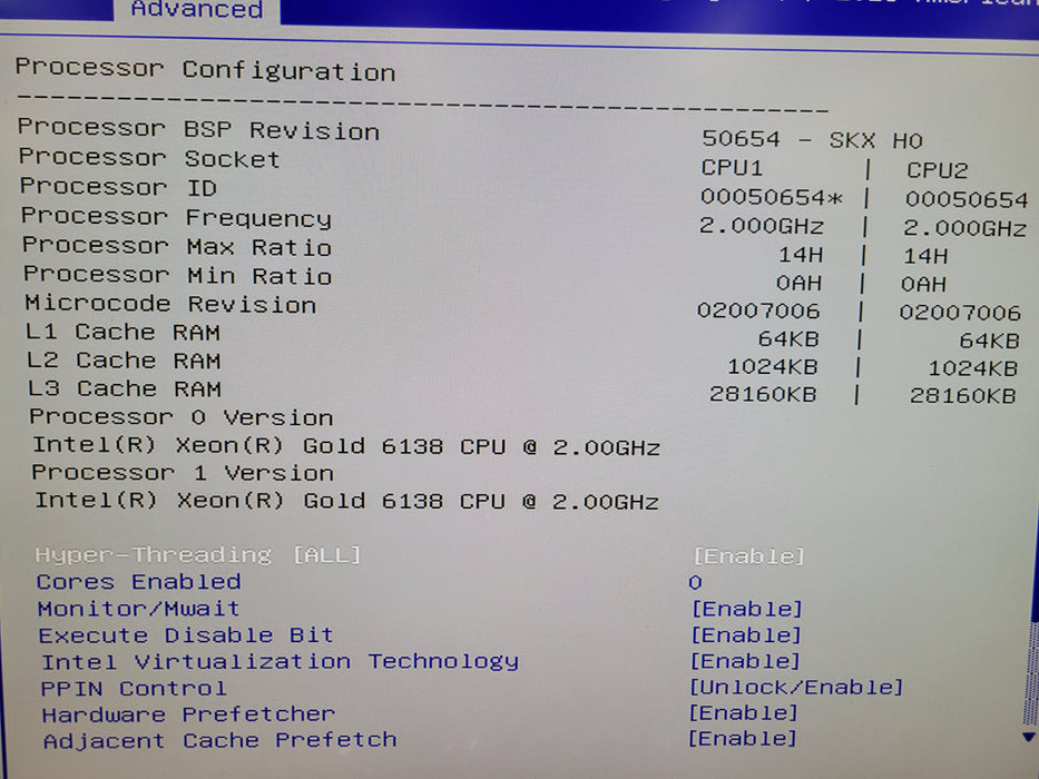 Nutanix NX-3060-G6 2U 3-Node Server w/ 6x Xeon Gold 6138, 48GB DDR4 2x PSU