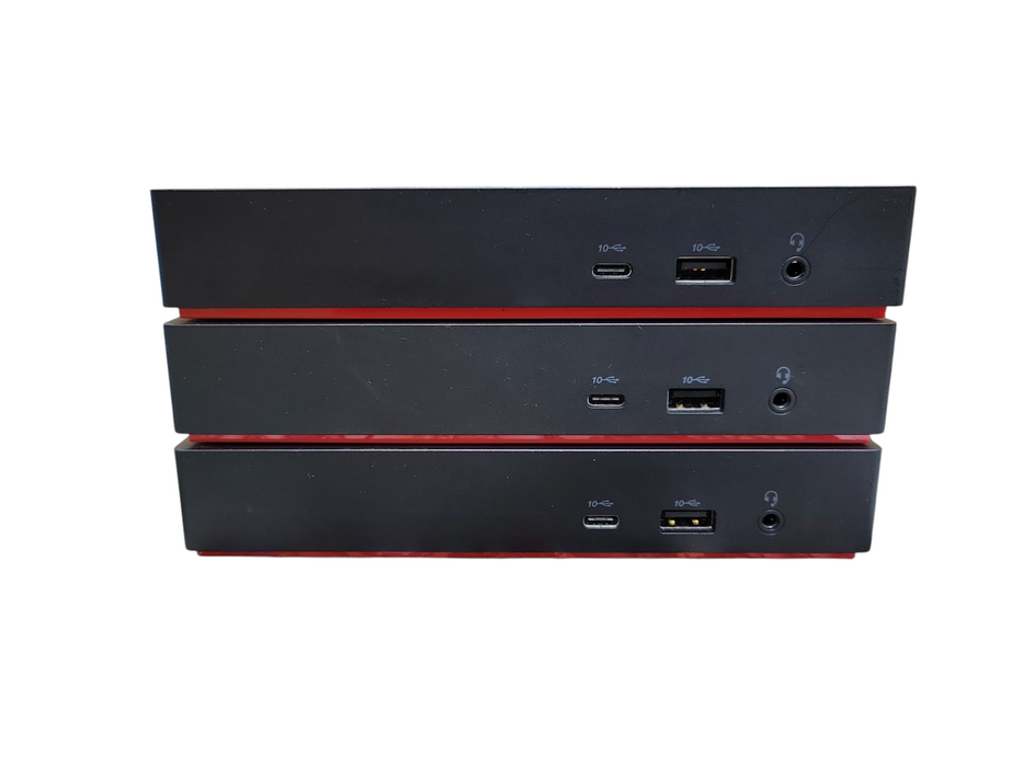 LOT of 3x Lenovo ThinkPad LDA-KP Universal USB-C Docking Station