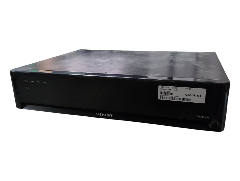 Savant SmartAudio SSA-3220D-00 REV 10 Digital Audio, READ