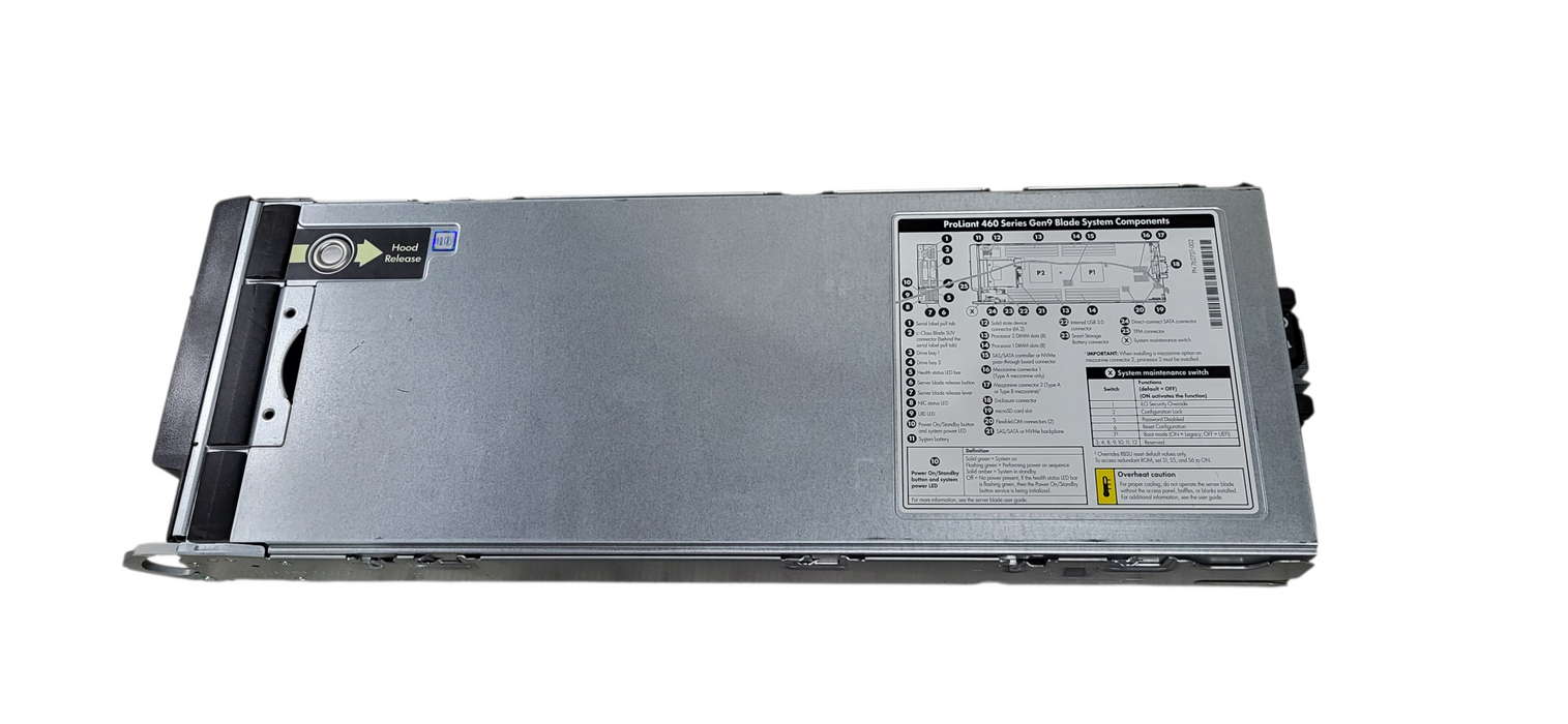 HPE ProLiant BL460 Gen9 Blade Server 2x Xeon E5-2640 v3 – No RAM No HDD