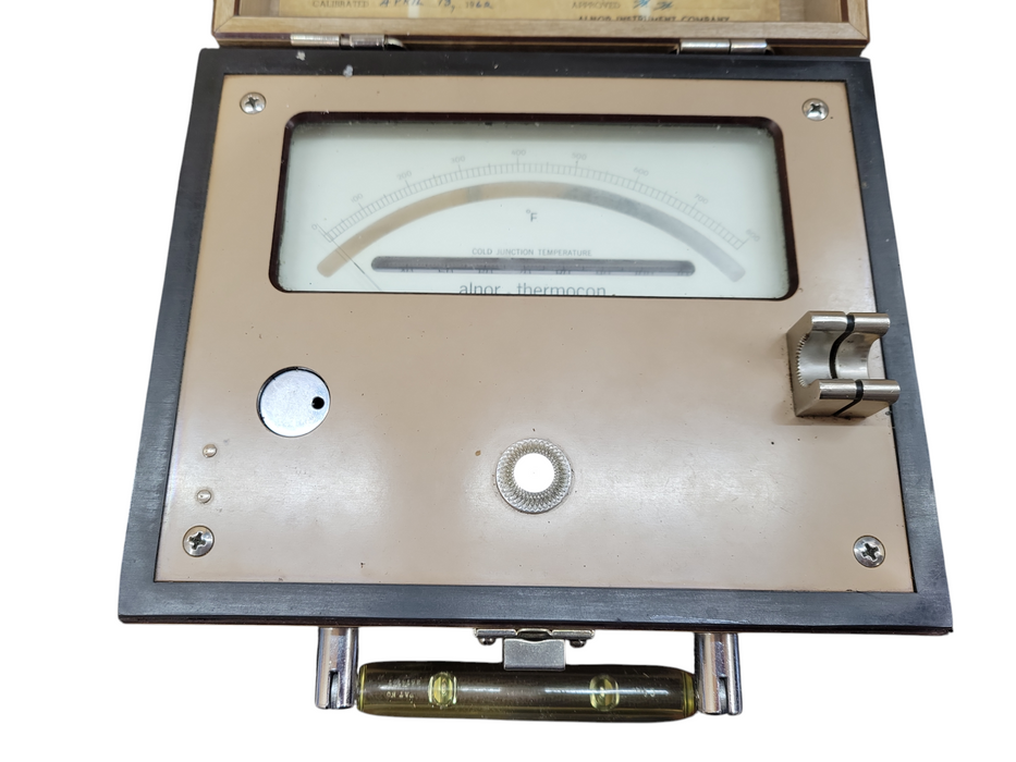 Alnor Portable Pyrometer 4200, Vintage, Pneumatic Airflow Tester