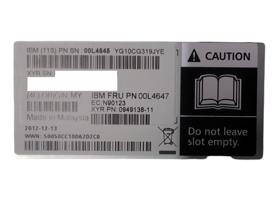 IBM 00L4647 00L4645 System Storage V7000 Type 100 Controller