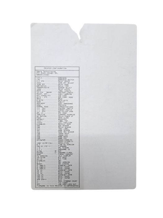 Zebra ZD421 ZD4A043-D01M00EZ Thermal Label Printer
