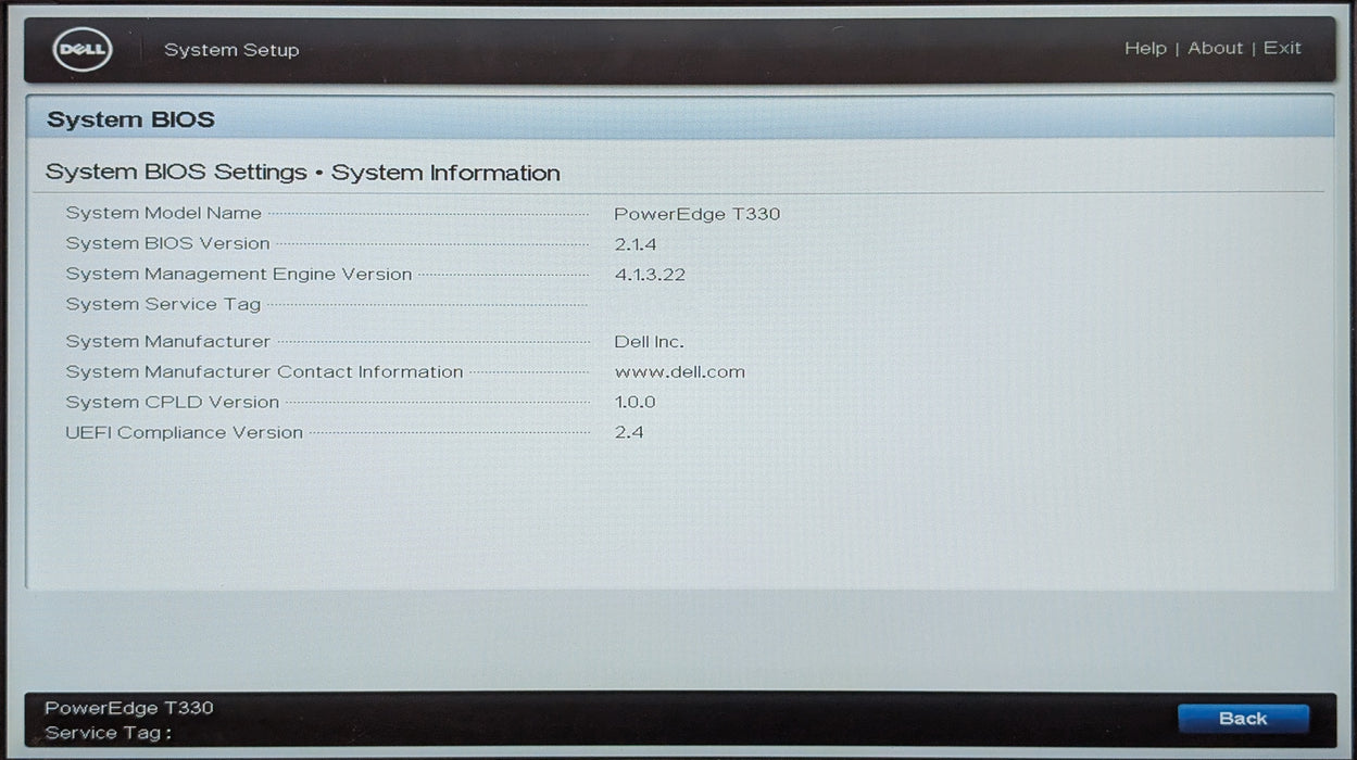 Dell PowerEdge T330 8x 3.5", Xeon E3-1230 v5 3.40GHz, 16GB DDR4, 1x 495W