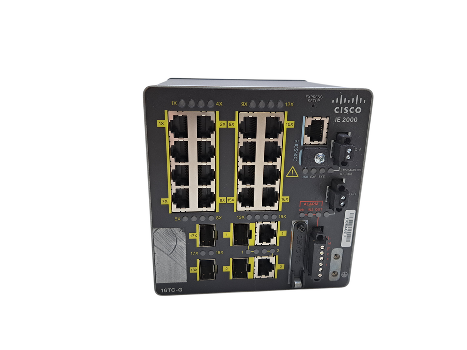 Cisco IE-2000-16TC-G-E Industrial Network Switch Managed Fast Ethernet