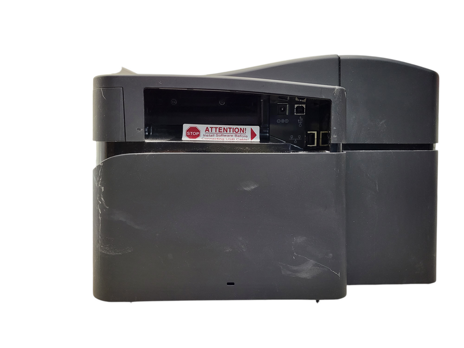 HID DTC4500E FD Card Printer 055100 No AC/Ribbon