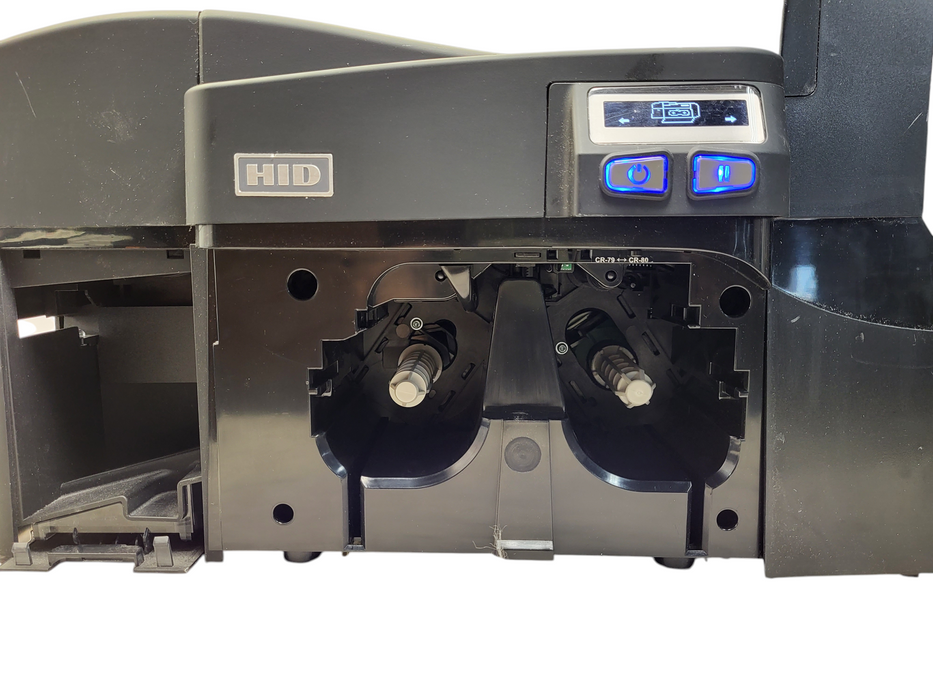 HID DTC4500E FD Card Printer 055100 No AC/Ribbon