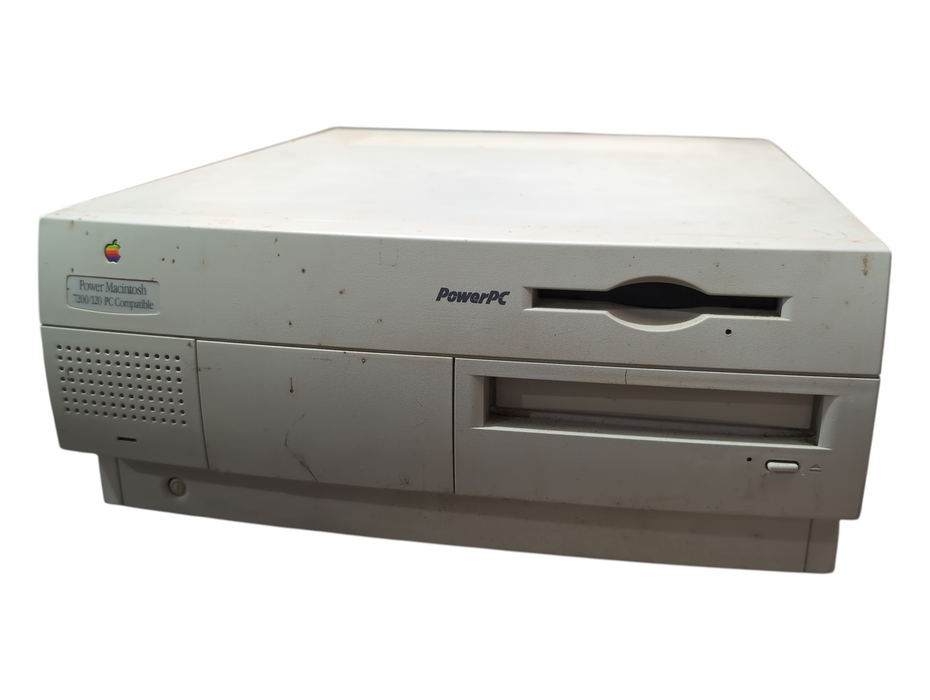 Vintage Apple Power Macintosh 7200/120 PowerPC Computer, No HDD, READ