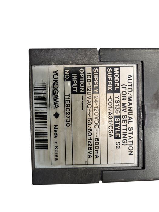 YOKOGAWA YS1700-001 PROGRAMMABLE INDICATING CONTROLLER (KOREA) READ