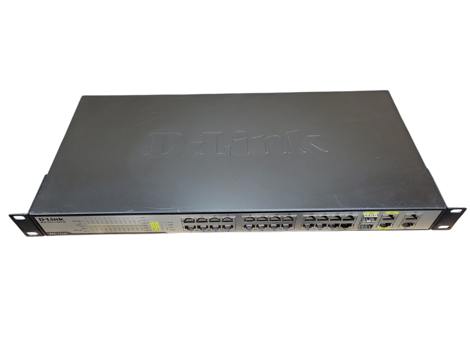 D-Link DES-1228P 24 Ports External Ethernet Switch READ