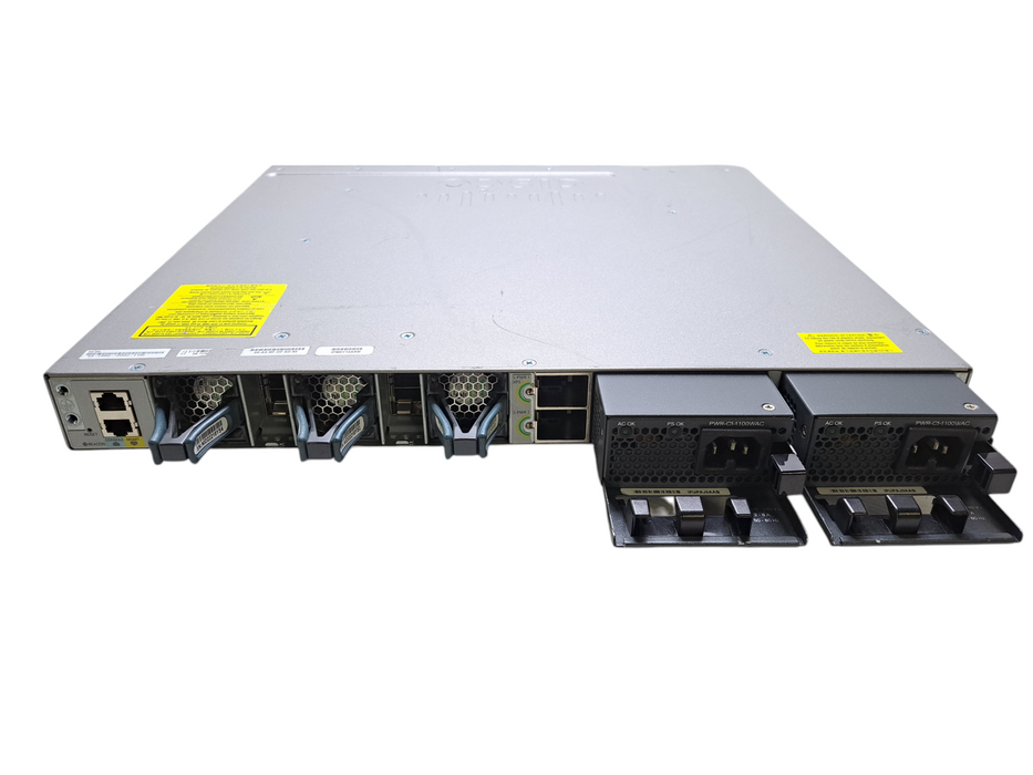 Cisco WS-C3850-12X48U-E 48 Port (12 mGig 36 Gig) UPoE Switch w/ C3850-NM-4-10G