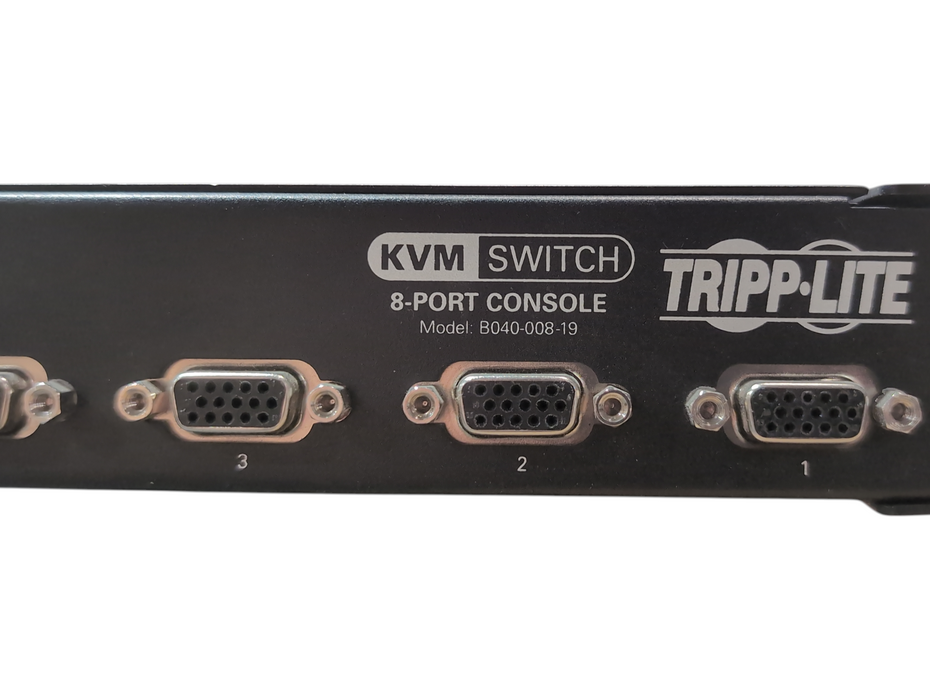 Tripp Lite NetController B040-008-19 8 Port Console KVM Switch, READ