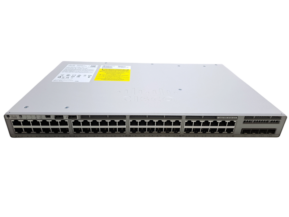 Cisco C9200L-48P-4G-E V04 | 48-Port Gigabit PoE+, 4x 1G SFP Managed Switch 1x PS